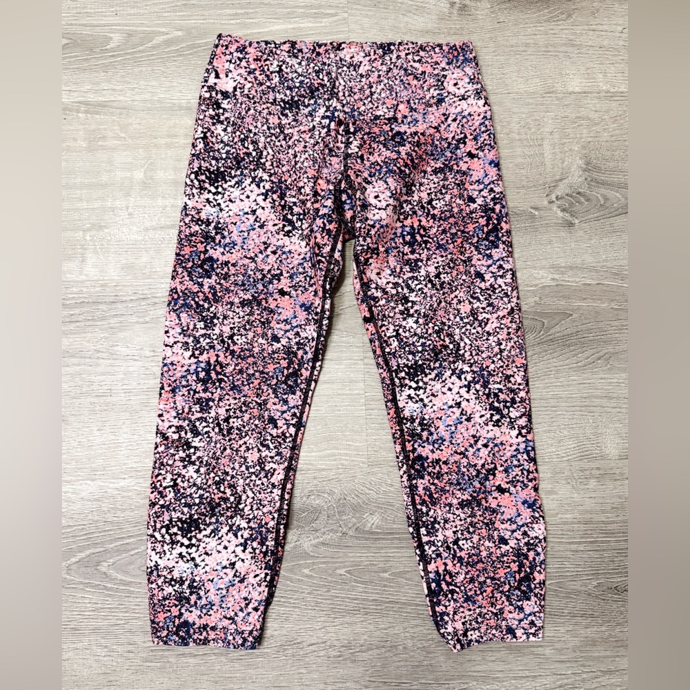 •CALVIN KLEIN PERFORMANCE• FLORAL CROPPED LEGGINGS